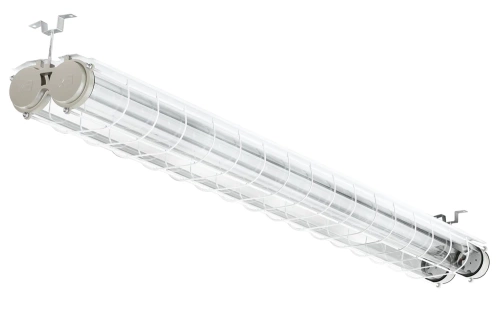 Lampa jarzeniowa w oprawie EX | Lampa natynkowa do fabryki, magazynu | Lampa przeciwwybuchowa | EPB-36W-SILVER| Oświetlenie w osłonie