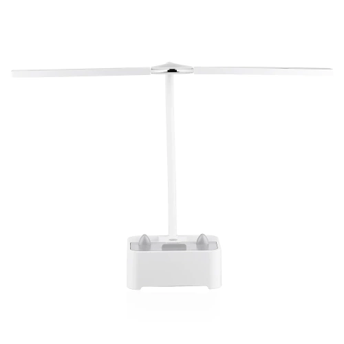 Lampka biurkowa dziecięca | Lampka LED z organizerem oraz uchwytem na telefon | Lampka biurkowa z możliwością zmiany barwy światła | TDL-126-WHITE