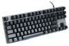 Gamingowa klawiatura mechaniczna z podświetleniem LED RGB, krótka, niebieskie przełączniki | T71