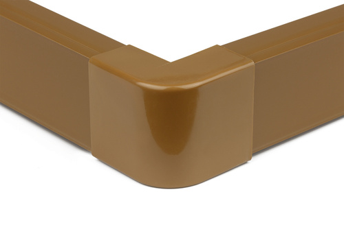 Łącznik kątowy do listwy maskującej 40x20mm | brązowy | CDT-03