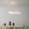 Spiralna lampa LED 100W | Nowoczesna lampa wisząca 80 cm | RLO-80CM-100W-W