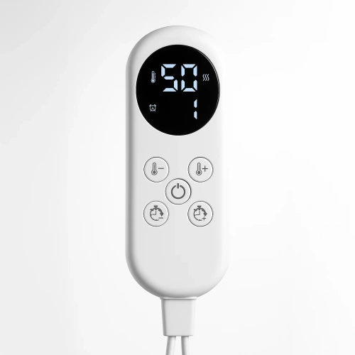 Mata grzewcza, elektryczny termofor na plecy, mięśnie, stawy 30 x 60 cm | HPD-3060-Grey