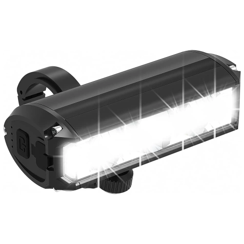 Mocna lampka rowerowa przód LED 1200 lm | Wododporny reflektor rowerowy  z akumulatorem USB | Oświetlenie rowerowe 3 tryby  pracy | IPX5 EOS630