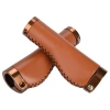 Ergonomiczne gripy rowerowe | Stylowe uchwyty rowerowe ze skóry PU |PUBT-G211A-BR