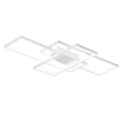 Nowoczesna lampa sufitowa | Plafon LED | Biała | XL-016-82W-W