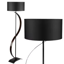 Czarna lampa stojąca | Nowoczesne oświetlenie | Metalowa lampa podłogowa | DYT-L400-BLACK