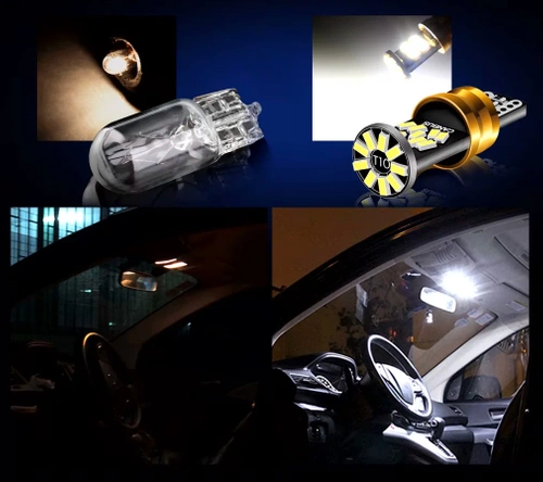 Żarówka postojowa W5W | Oświetlenie wnętrza LED | Żarówka wsuwana z Can Busem | T10-27SMD