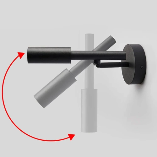 Kinkiet LED | Regulowany reflektor | Lampa ścienna SPOT | Lampka do czytania | YG-W007-B