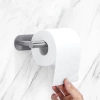 Srebrny uchwyt do papieru | Samoprzylepny wieszak na papier toaletowy | JZU-304-SILVER