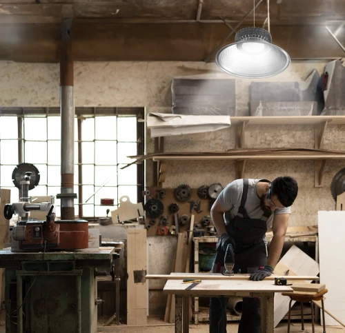 Lampa przemysłowa | Naświetlacz magazynowy | LED | BK-HB150W-S