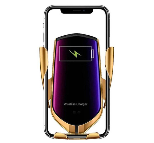 Elektroniczny uchwyt samochodowy z ładowaniem indukcyjnym 10W Quick Charge 3.0 | Q005