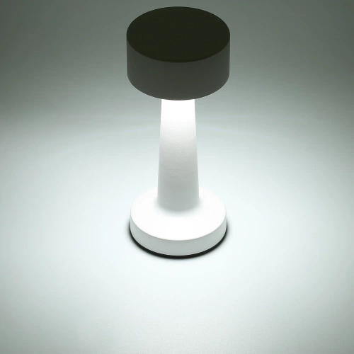 Bezprzewodowa lampka stołowa | Dotykowa lampka nocna z regulowaną barwą światła | Lampka USB | HJA10-BLACK
