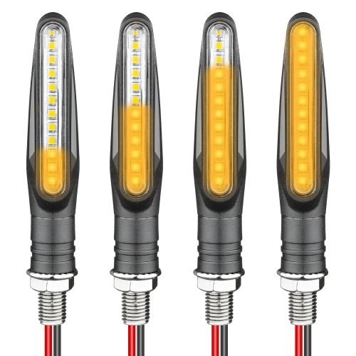 Dynamiczne kierunkowskazy LED do motocykli | 12 diod LED | blister | 4 sztuki | MSL-12LED-04