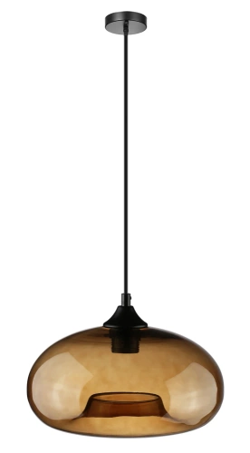 Nowoczesna szklana lampa wisząca | Brązowa | GB-D28-BR