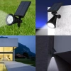 Ogrodowa lampa solarna LED wbijana | Reflektor SPOT | 250lm, 2200mAh, 4 LED | YNG-4LED