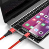 Krótki kabel USB - USB-C Quick Charge 3.0 | 30 cm | Transfer danych, Android Auto | UC-020-TPC