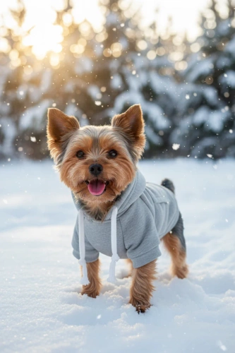 Bluza z kapturem dla psa i kota S szara | Ciepłe ubranko dla pupila na jesień i zimę  z kieszenią | PET-015S-GY