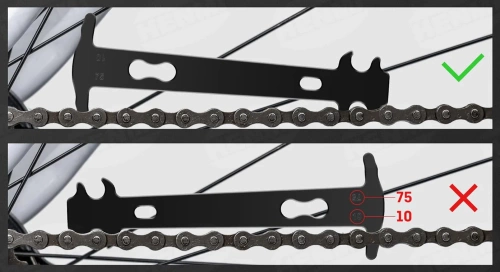 Narzędzia do łańcucha rowerowego | Zestaw naprawczy 6–12S z miernikiem |  DQZ-03B