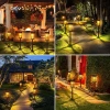 2x Ogrodowa lampka solarna LED | Wbiajny słupek 60 cm | HK-115A