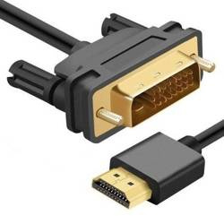 Kabel HDMI - DVI | HDMI 2.0 | 4K | 3D | HD-2-2M-Black