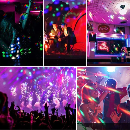 Mini kula DISCO | Bezprzewodowa | USB | Do auta i domu 