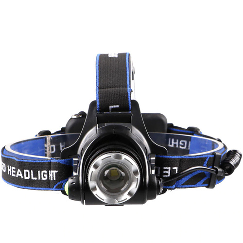 Latarka czołowa LED XML-T6 CREE | funkcja zoom | 2x 18650 3.7V, 1500lm | T6