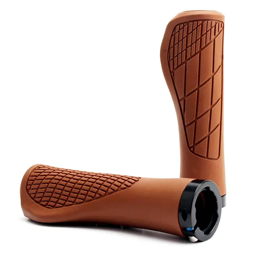 Ergonomiczne chwyty rowerowe 22.2 mm | Antypoślizgowe, amortyzujące, wygodne gripy na kierownicę | FD187-BR