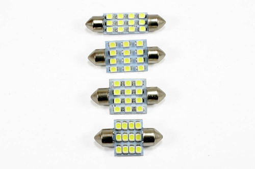 Żarówka samochodowa LED C5W 12 SMD 1210