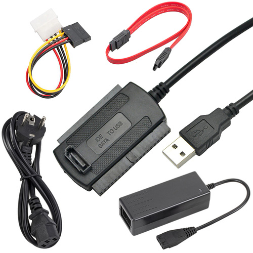 Adapter SATA/IDE do USB | Obsługa HDD 2,5", 3,5", SSD, CD-ROM, DVD-ROM | SATA07