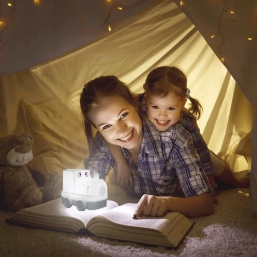 Lampka nocna LED RGB | Silkonowa lampka dziecięca 9 kolorów | JL-601