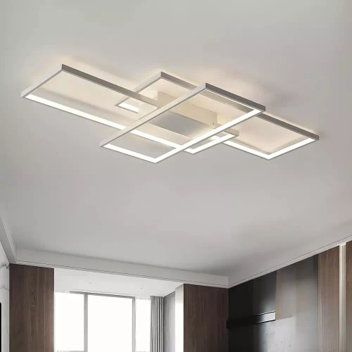 Nowoczesna lampa sufitowa | Plafon LED | Biała | XL-016-82W-W