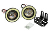 LED 890 | 2 szt - Komplet lamp przeciwmgielnych z wbudowanymi Ringami Angel Eyes LED DRL | okrągłe ø 89 mm