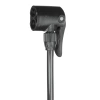 Pompka rowerowa z manometrem Presta Schrader Dunlop 160 PSI | Pompka podłogowa z manometrem i adapterami do opon i piłek | Uniwersalna pompka rowerowa z manometrem 11 bar |  ZY-6138C