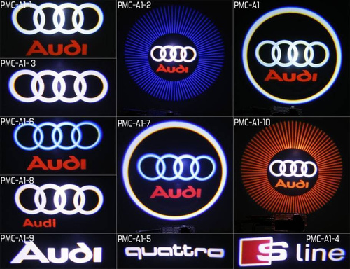 PMC-A1-10 LED LOGO Projektor dedykowany do Audi 