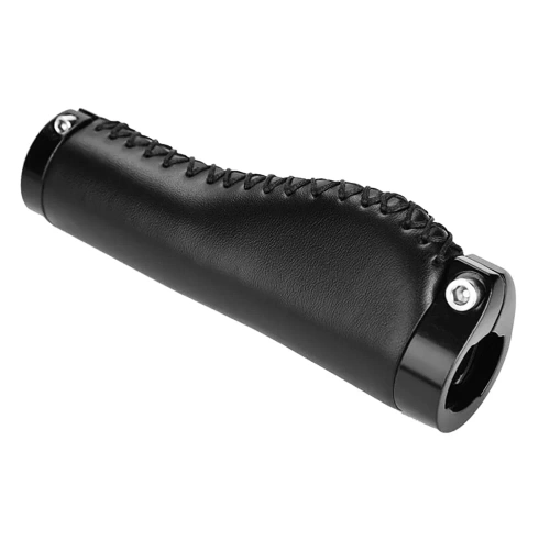 Ergonomiczne gripy rowerowe | Stylowe chwyty rowerowe ze skóry PU | PUBT-G211A