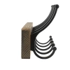 Drewniany wieszak na kurtki, ubrania | Wieszak ścienny do przedpokoju | Wieszak z 16 haczykami | HG-80CM-WOOD