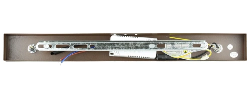 Nowoczesna prostokątna lampa wisząca | sterowanie pilotem | LED | brązowa | SX41-80CM-32W-BR