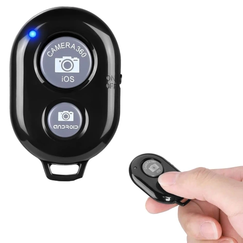 Mobilny zestaw fotograficzny ze statywem 25 cm i pilotem Bluetooth | Uchwyt na telefon, głowica 360° do zdjęć i nagrań |