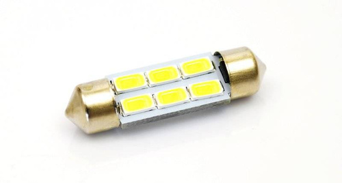 Żarówka samochodowa LED C5W 6 SMD 5630