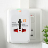 Wielofunkcyjna przejściówka podróżna, adapter sieciowy z ładowarką z dwoma portami USB | EU/USA/CN/UK/AUS | AD-T202