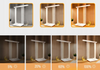 Lampka biurkowa LED z ładowarką indukcyjną | biała | WD-F05-WHITE
