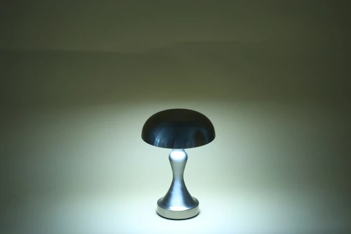 Lampka stołowa LED Grzybek | Bezprzewodowa lampka do hotelu, restauracji | Nocna lampka dotykowa | HJA24-A-SILVER