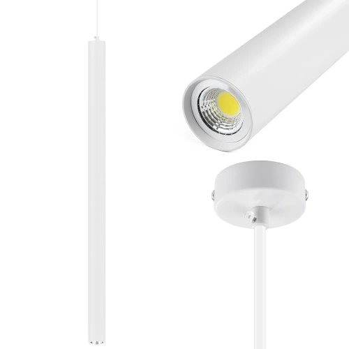 CTD-L100CM-WHITE | Biała lampa wisząca | Nowoczesna lampa sufitowa | Oświetlenie dekoracyjne