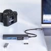 Rozdzielacz USB-C na 3x USB + kart SD + TF | adapter, rozgałęźnik typ C 5w1 | HUB