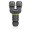Hermetyczna mufa kablowa IP68  | Wododporne złącze U 2×3-pin 450V 32A do kabli 4–14 mm | M685-UB