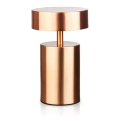Bezprzewodowa lampka stołowa | Dotykowa lampka nocna z regulowaną barwą światła | Lampka GRZYBEK USB | HJA29-ROSEGOLD