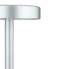34 cm Lampa stołowa z wbudowanym akumulatorem | Lampa nocna z trzema barwami świecenia | Nastrojowa lampka do hotelu, restauracji | HJA28-SILVER-2