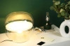 Stylowa, szklana lampa stołowa | Nowoczesna lampka nocna | Styl retro, ciepłe światło, idealna do salonu i sypialni | BH-258-TS