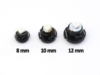 Żarówka samochodowa LED T4,7 (T3 R3) 1 SMD 3528 12MM