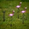 Ogrodowa lampka solarna LED Flamingi 3sz | 51cm, 600mAh | BRD-3IN1